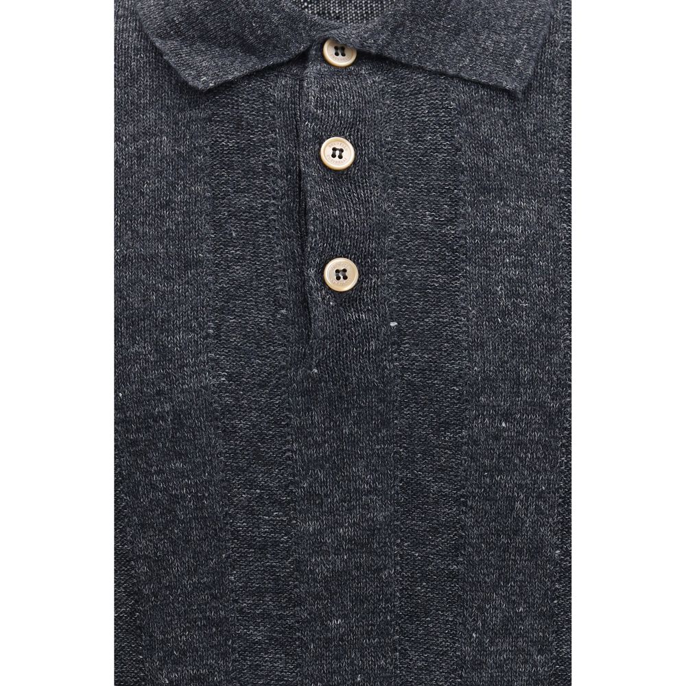 Brunello Cucinelli Gray cotton sweatshirt-3