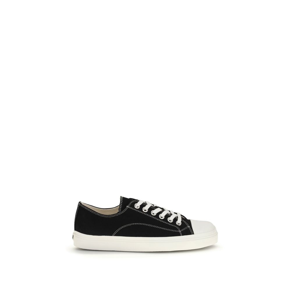 Moschino Black Low-Top Sneakers in Cotton-1