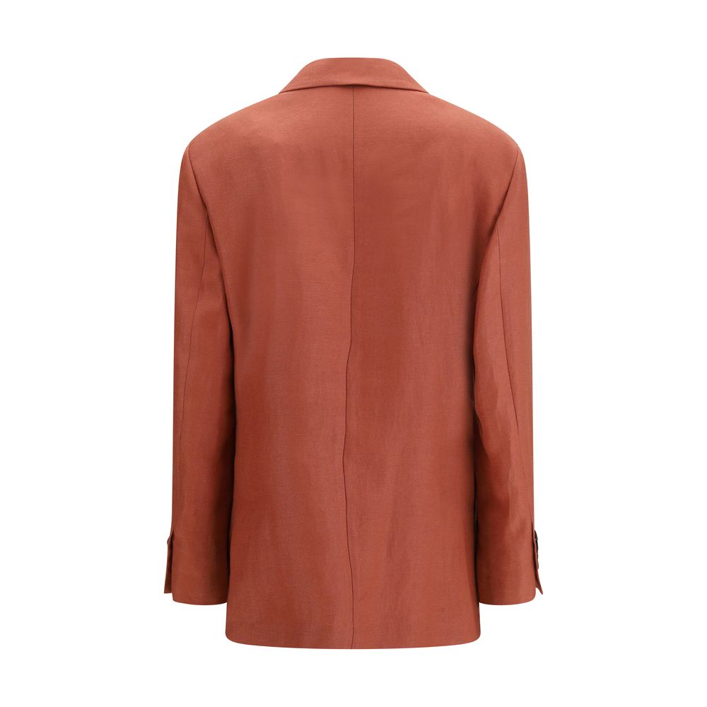 Brunello Cucinelli Multicolored Linen Blazer-2