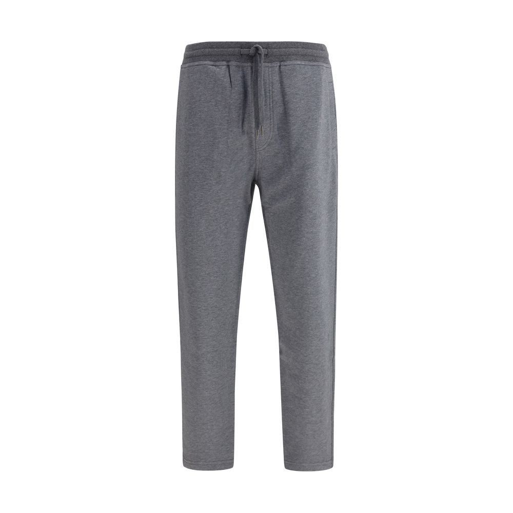 Brunello Cucinelli Grey Cotton Jogging Pants (Tracksuit Bottoms)