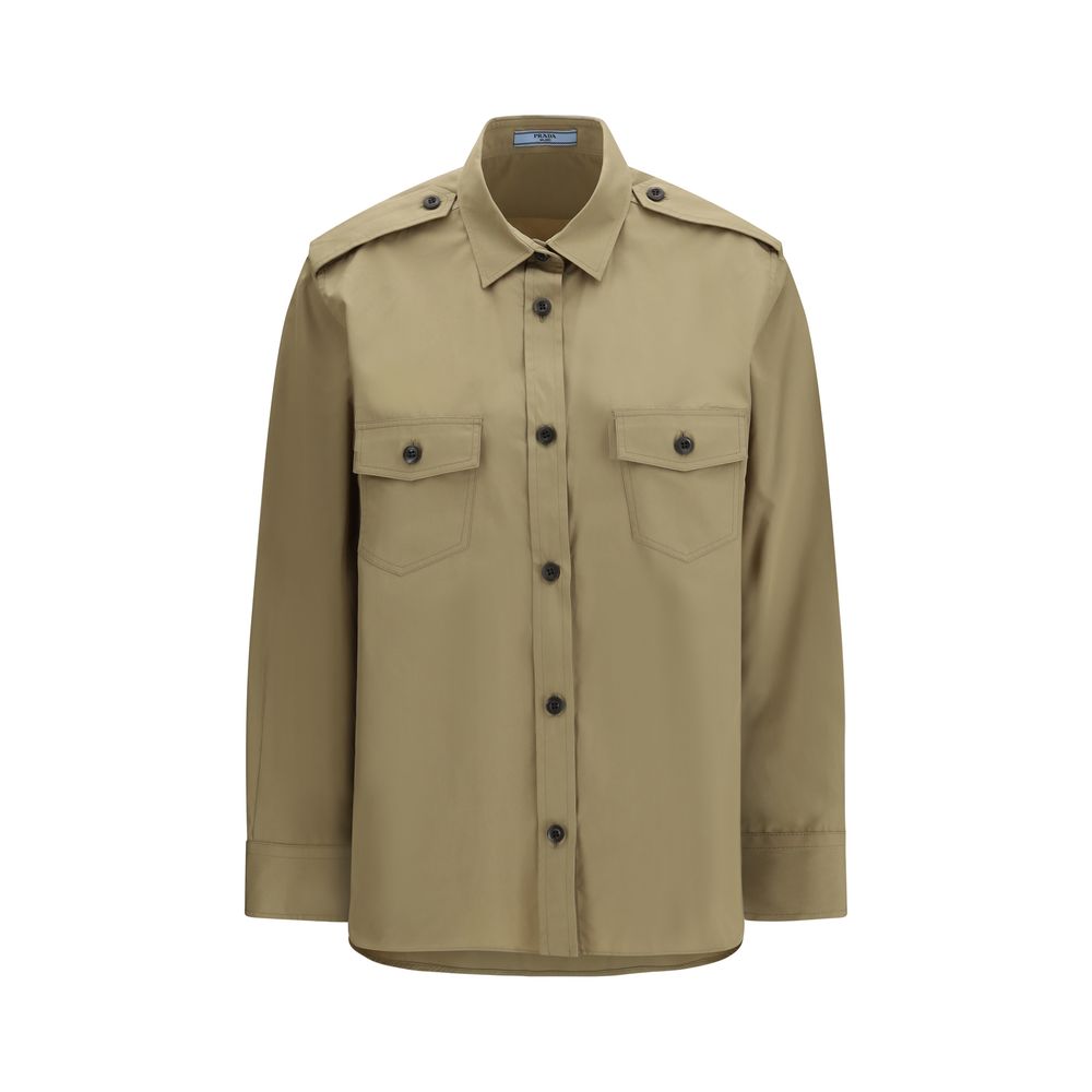Prada Beige Cotton Shirt-1