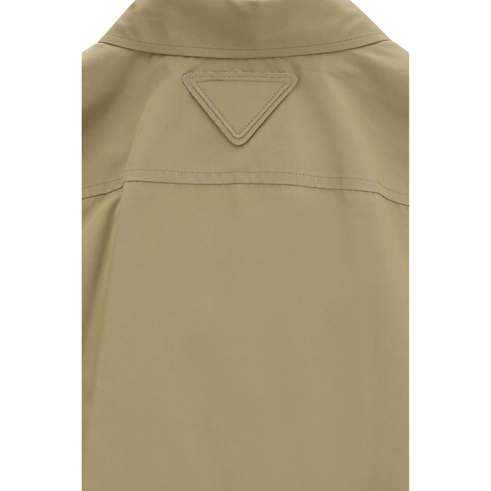 Prada Beige Cotton Shirt-3