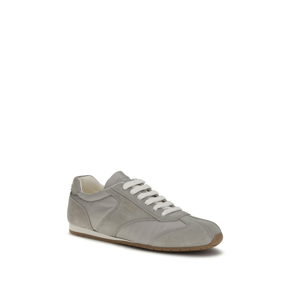Prada Gray Bos Taurus Calfskin Low Top Sneakers-2