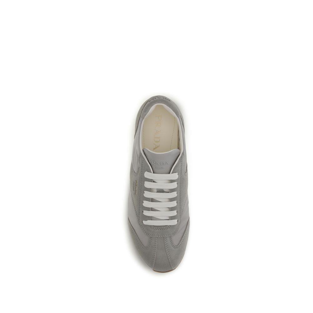Prada Gray Bos Taurus Calfskin Low Top Sneakers-4