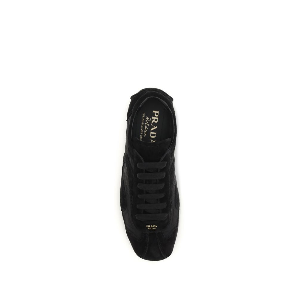 Prada Black Bos Taurus Calfskin Sneakers-4