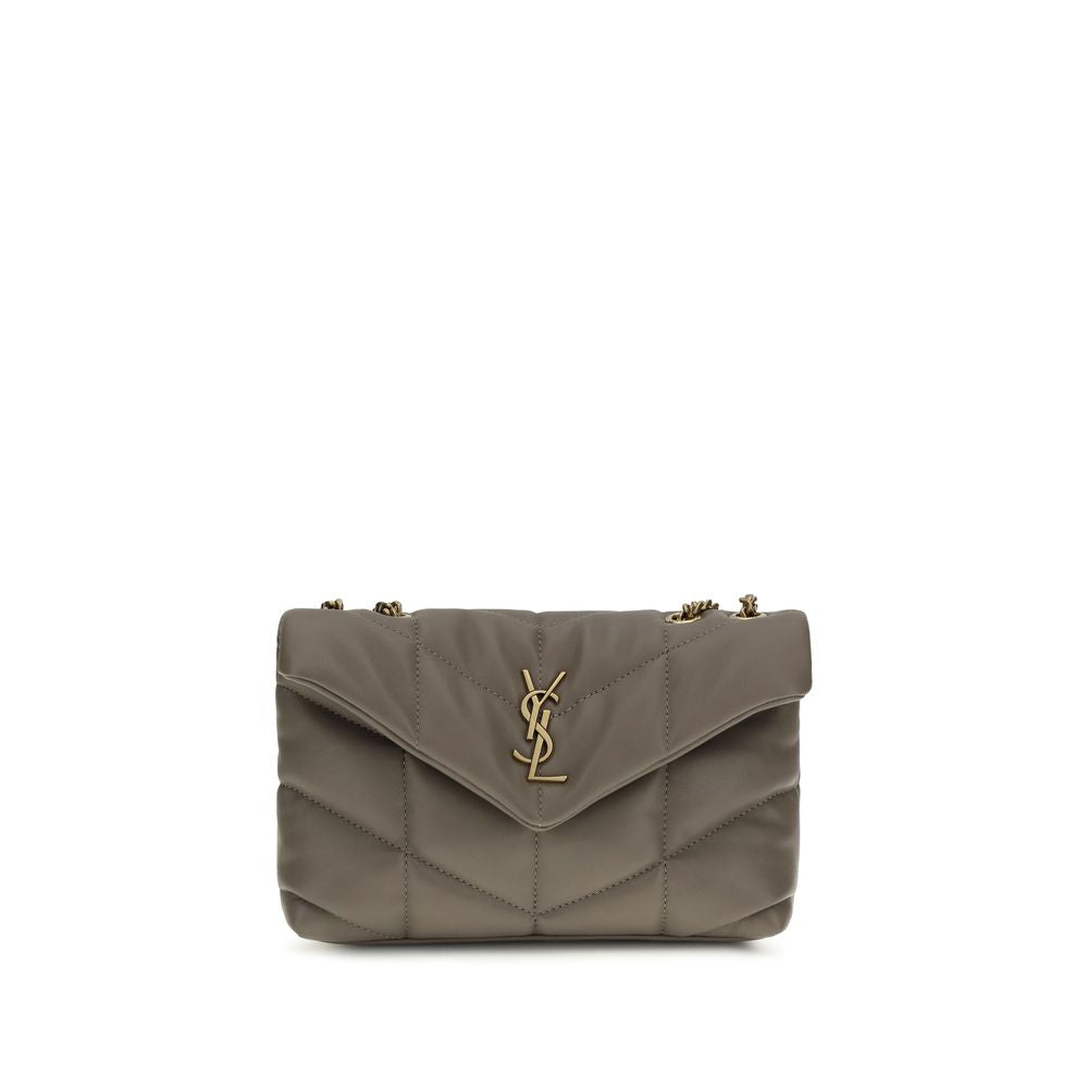 Saint Laurent Graue Lammleder Schultertasche Ovis Aries Aries-1