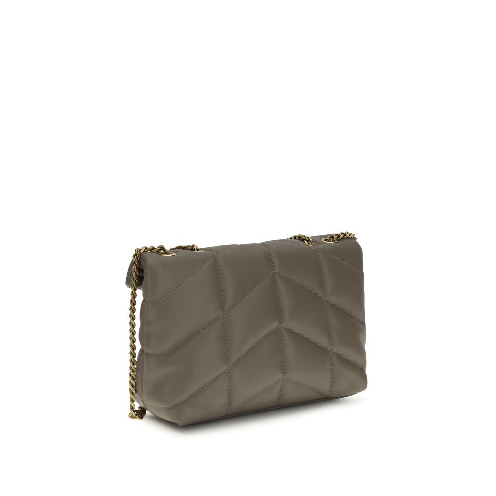 Saint Laurent Graue Lammleder Schultertasche Ovis Aries Aries-3