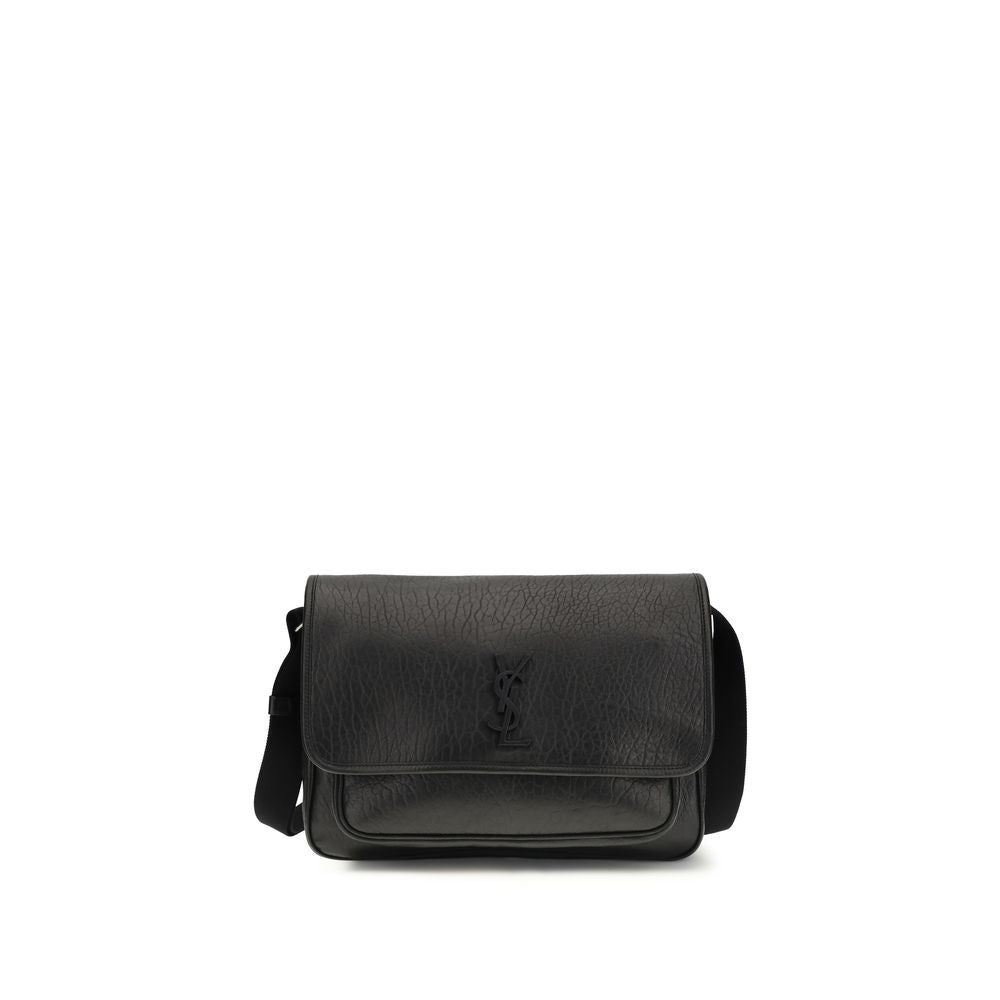 Saint Laurent Black Calfskin Bos Taurus Wallet-1