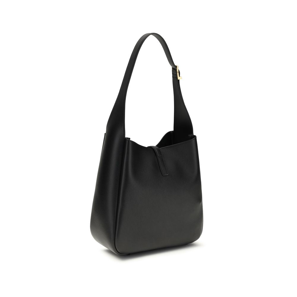 Saint Laurent Black Bos Taurus Calfskin Shoulder Bag-3