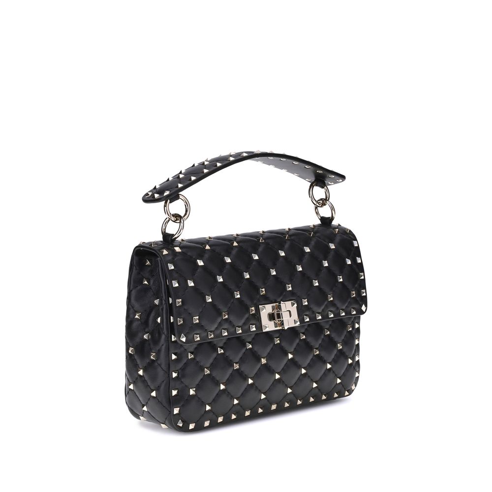 Valentino Garavani Schwarze Lammleder Schultertasche Ovis Aries Aries-2