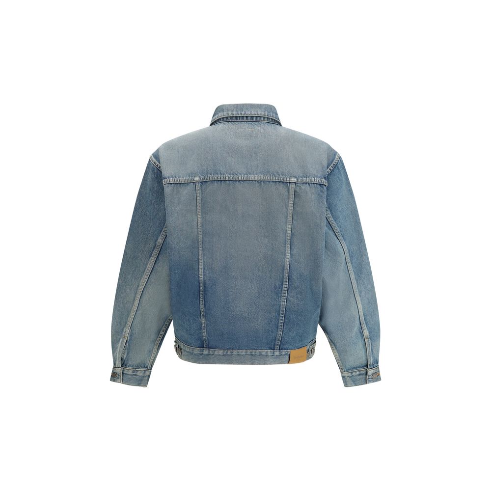Saint Laurent Blaue Baumwoll-Denimjacke-2