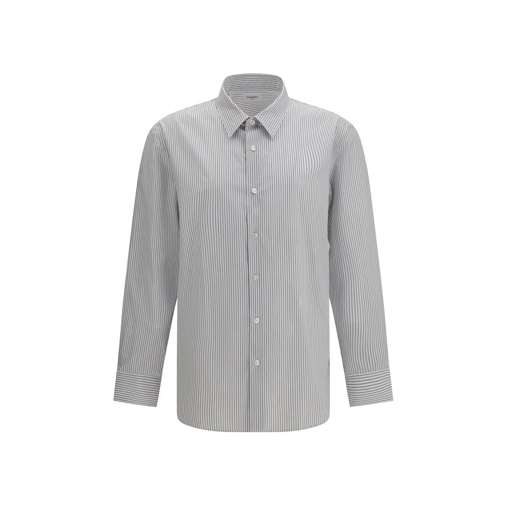 Saint Laurent Mehrfarbiges Baumwollhemd mit Muster-1