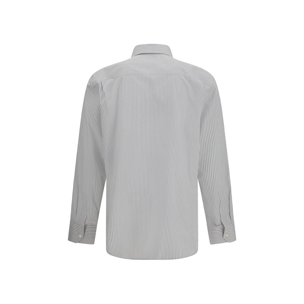 Saint Laurent Mehrfarbiges Baumwollhemd mit Muster-2