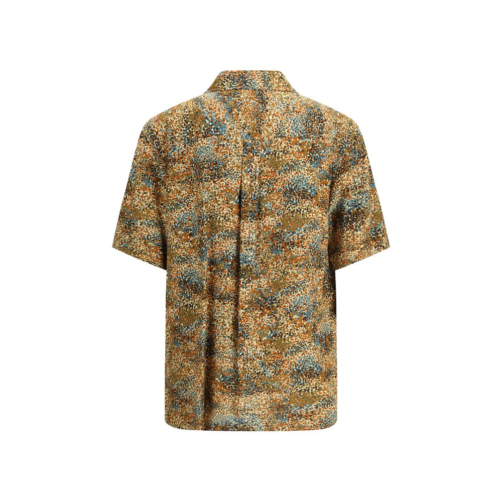 Saint Laurent multicolored viscose shirt with pattern-2