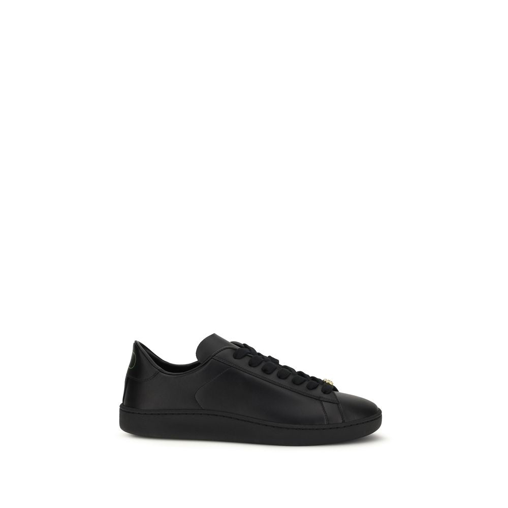 Valentino Garavani Schwarze Bos Taurus Kalbsleder-Sneakers