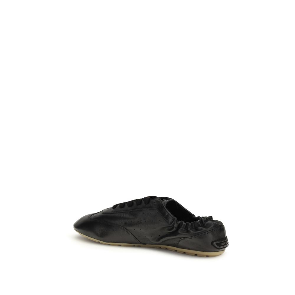 Saint Laurent Schwarze Bos Taurus Kalbsleder Sneaker-3