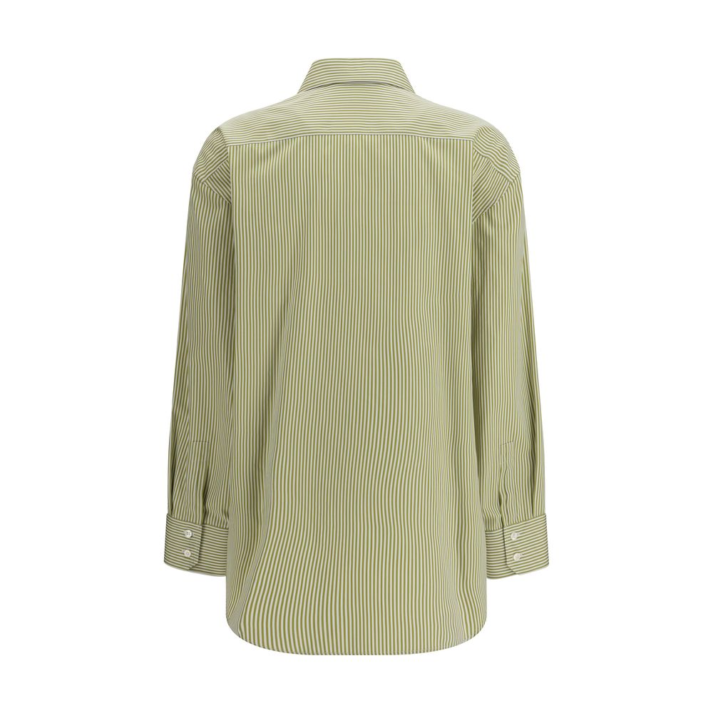 Saint Laurent Two-Tone Cotton Patterned Shirt-2