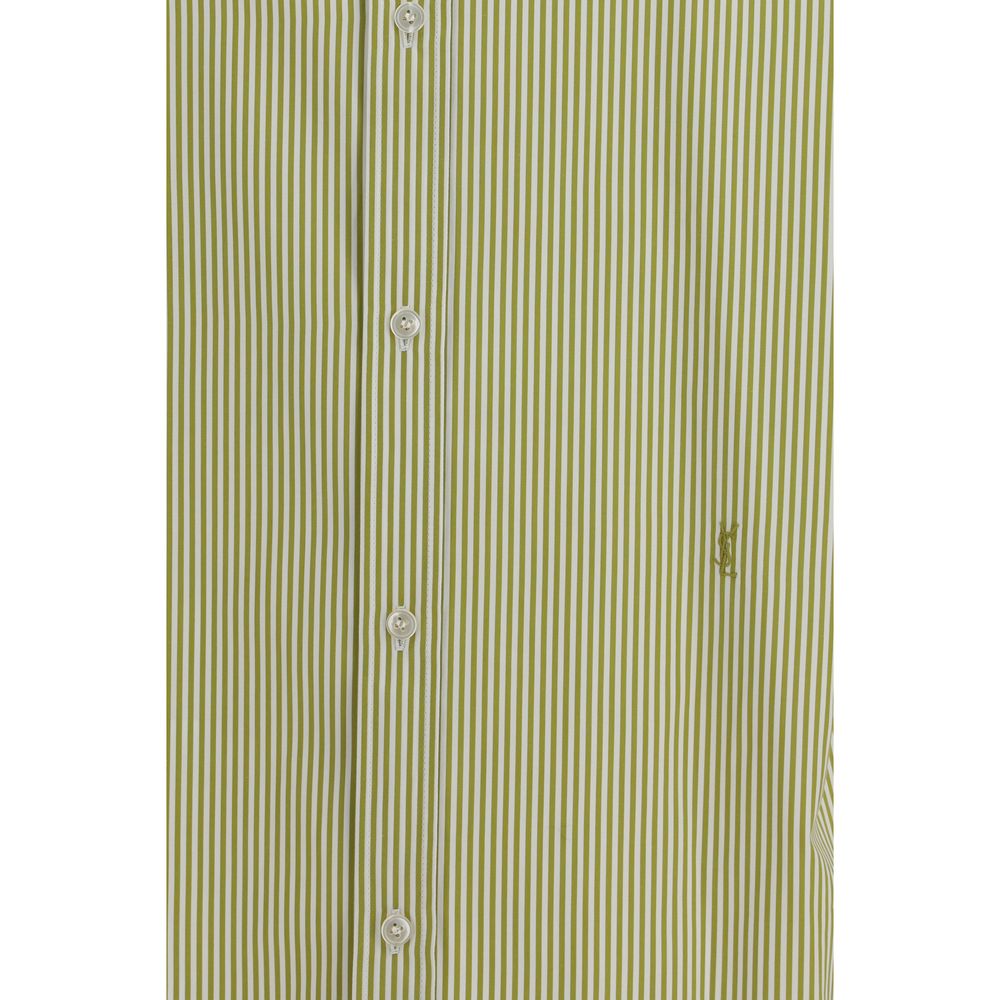 Saint Laurent Two-Tone Cotton Patterned Shirt-3