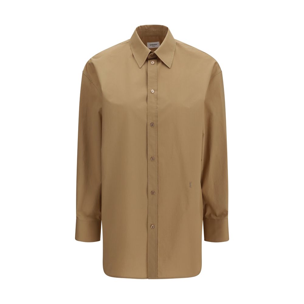 Saint Laurent Beige Cotton Shirt-1