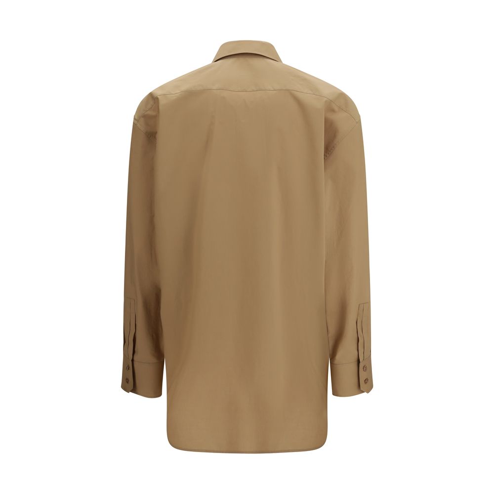 Saint Laurent Beige Cotton Shirt-2