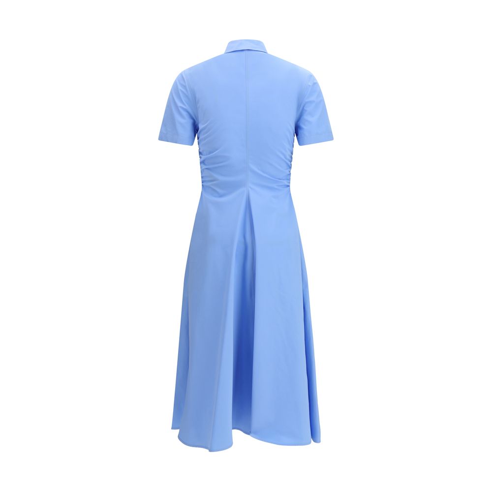 Alexander McQueen Blue Cotton Casual Dress-2