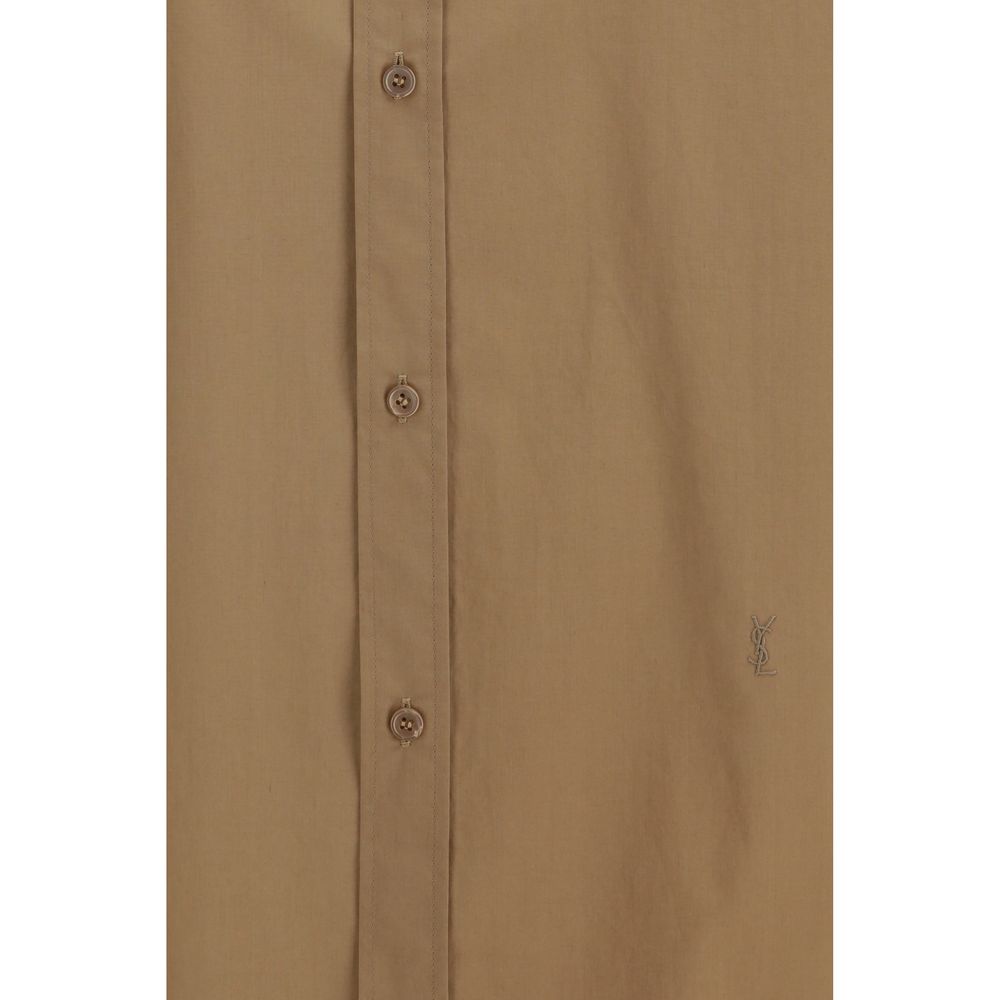 Saint Laurent Beige Cotton Shirt-3