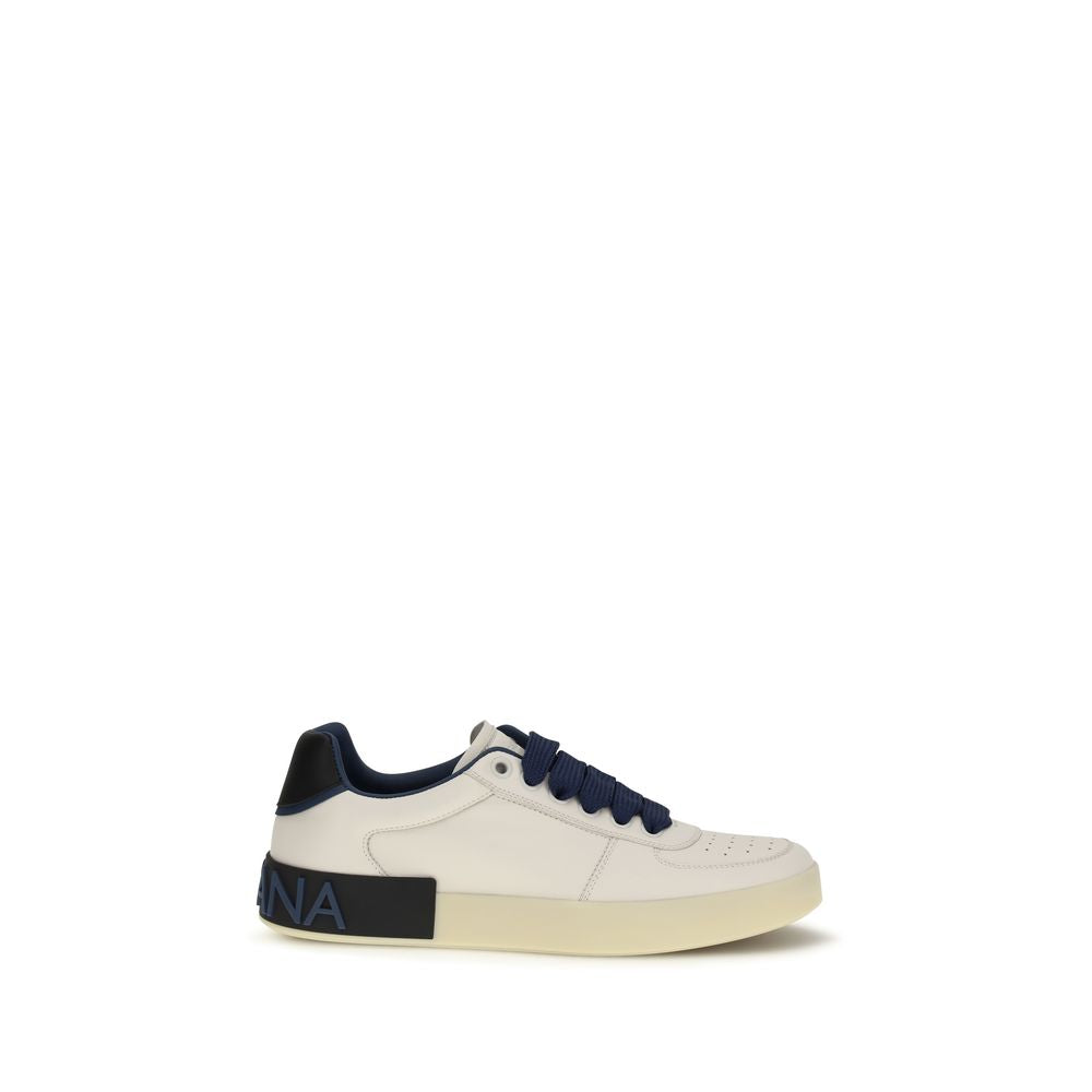 Dolce & Gabbana Multicolor Calf Leather Bos Taurus Low Top Sneakers-1