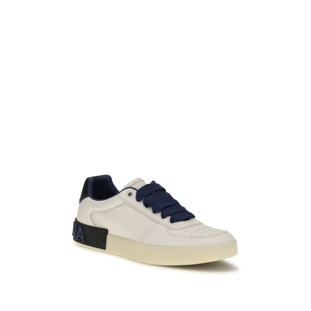 Dolce & Gabbana Multicolor Calf Leather Bos Taurus Low Top Sneakers-2