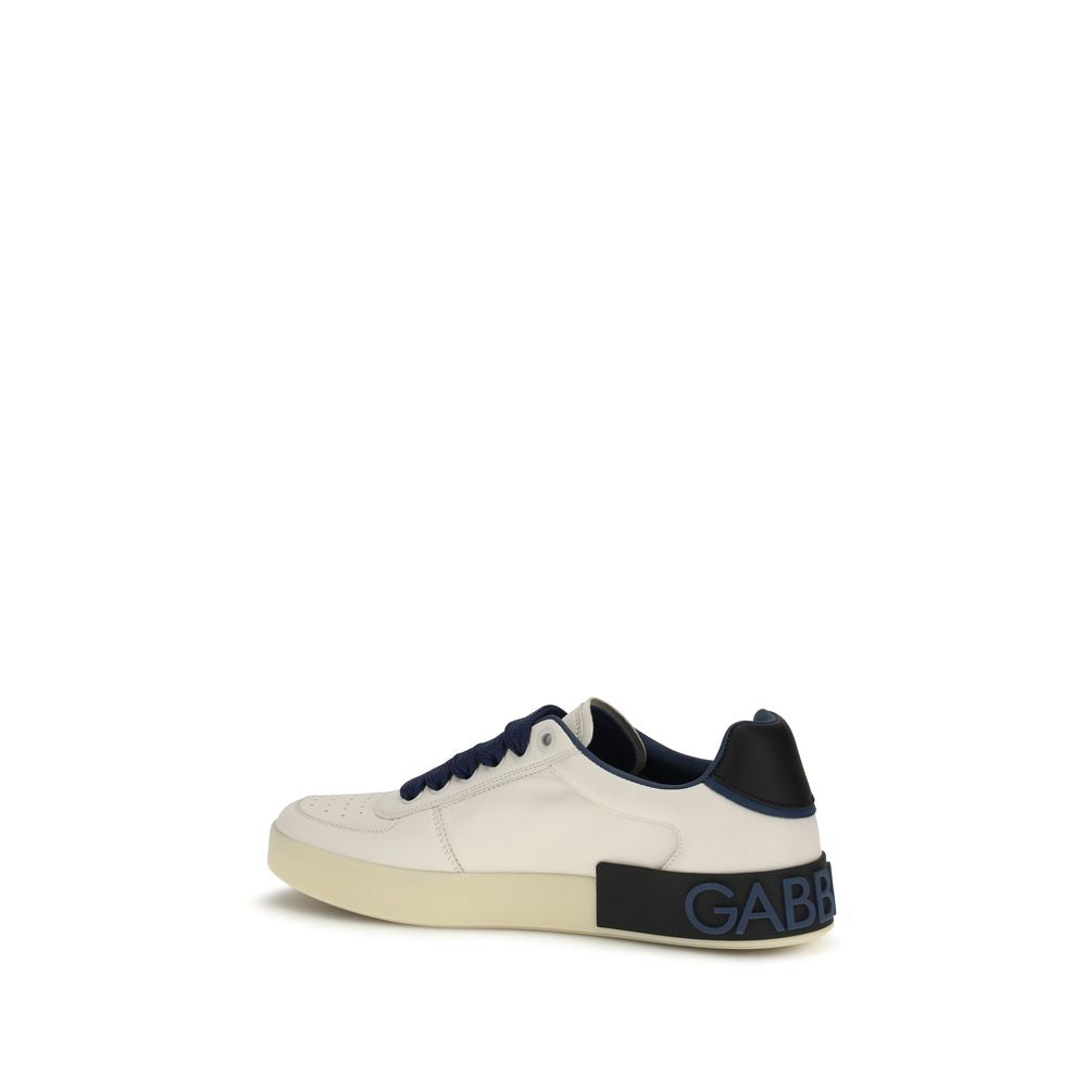 Dolce & Gabbana Multicolor Calf Leather Bos Taurus Low Top Sneakers-3