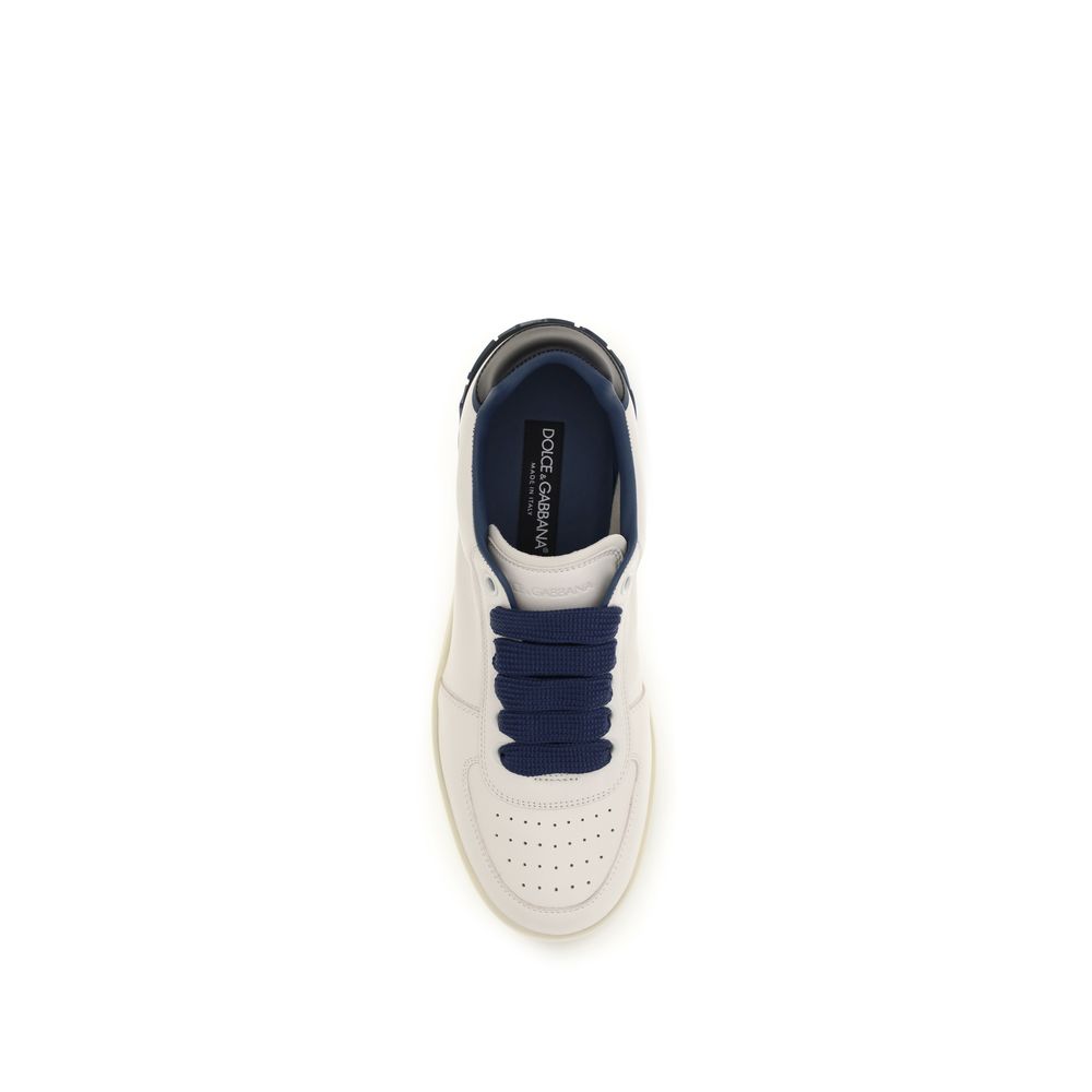 Dolce & Gabbana Multicolor Calf Leather Bos Taurus Low Top Sneakers-4