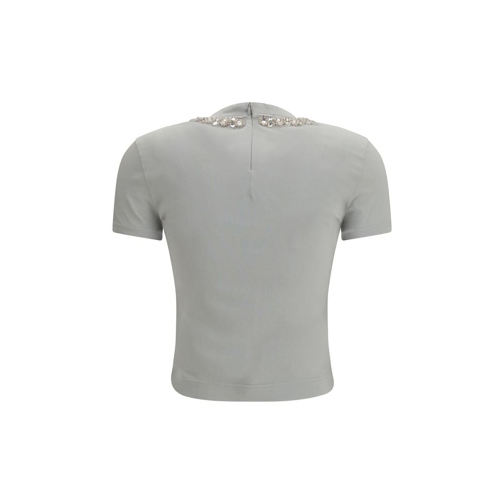 Dolce & Gabbana Graues Baumwoll-T-Shirt-2