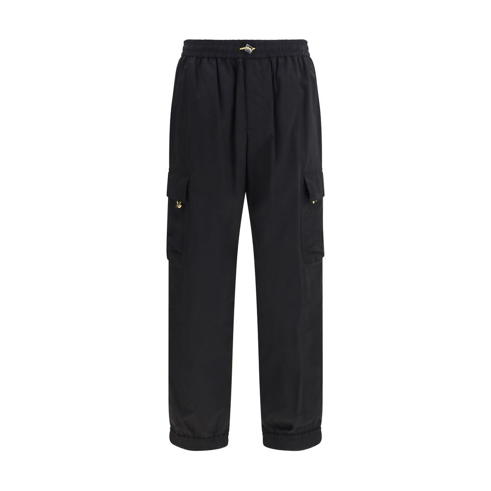 Fendi Schwarze Cargo-Hose aus Baumwolle