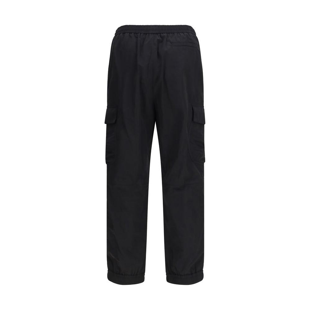 Fendi Schwarze Cargo-Hose aus Baumwolle-2