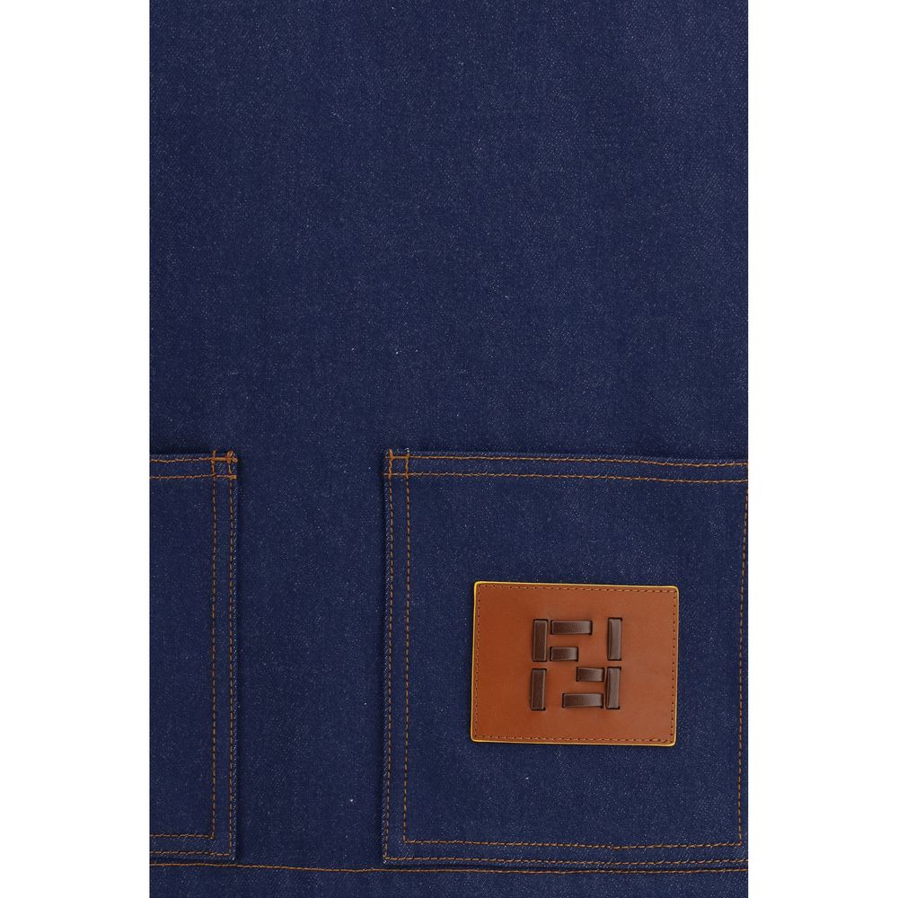 Fendi blue denim jacket made of cotton-3
