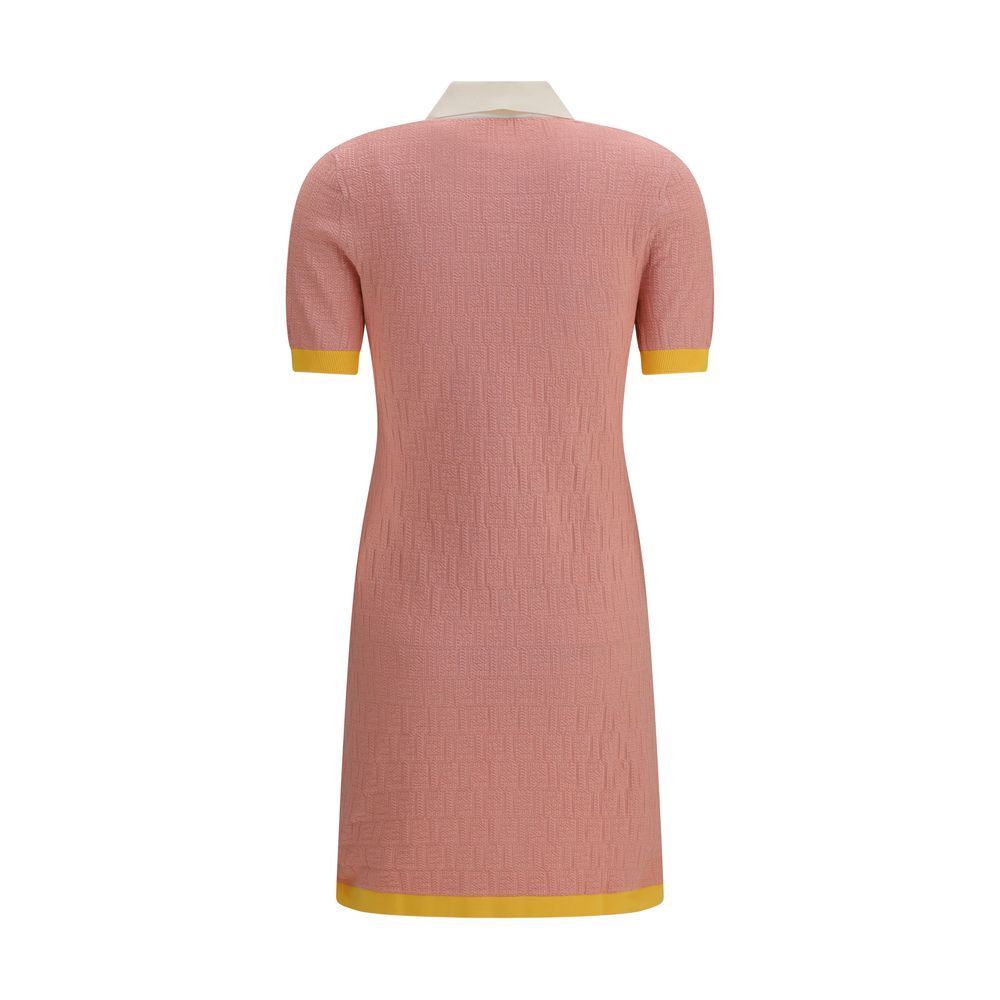 Fendi Mehrfarbiges Polyamid-Freizeitkleid-2