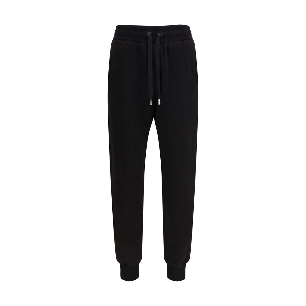 Dolce & Gabbana Black Cotton Trousers for Leisure