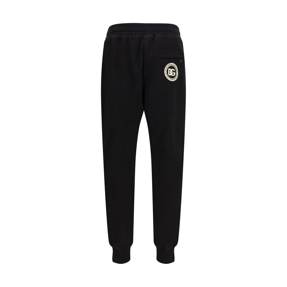 Dolce & Gabbana Schwarze Baumwollhose für die Freizeit-2