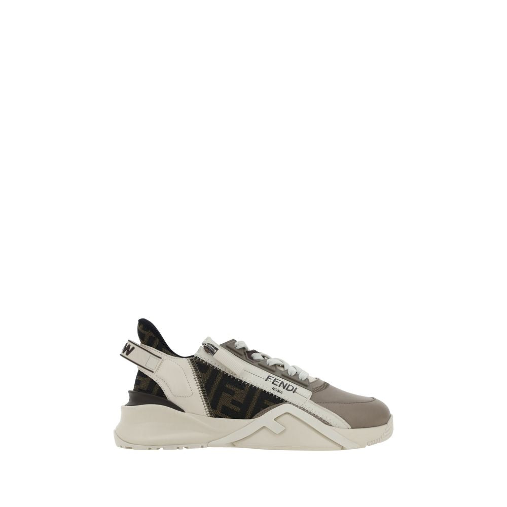 Fendi Brown Calfskin Bos Taurus Athletic Sneaker-1