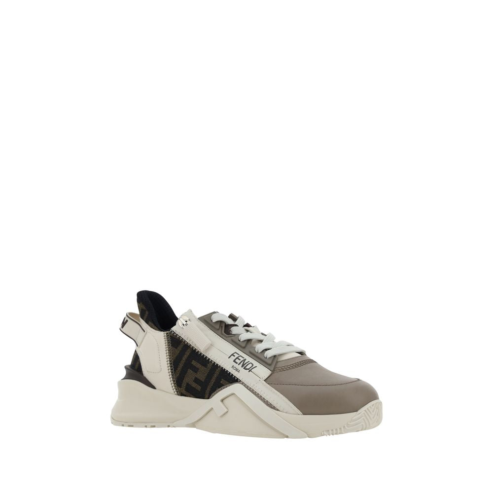 Fendi Brown Calfskin Bos Taurus Athletic Sneaker-2