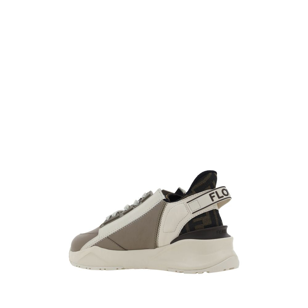 Fendi Brown Calfskin Bos Taurus Athletic Sneaker-3
