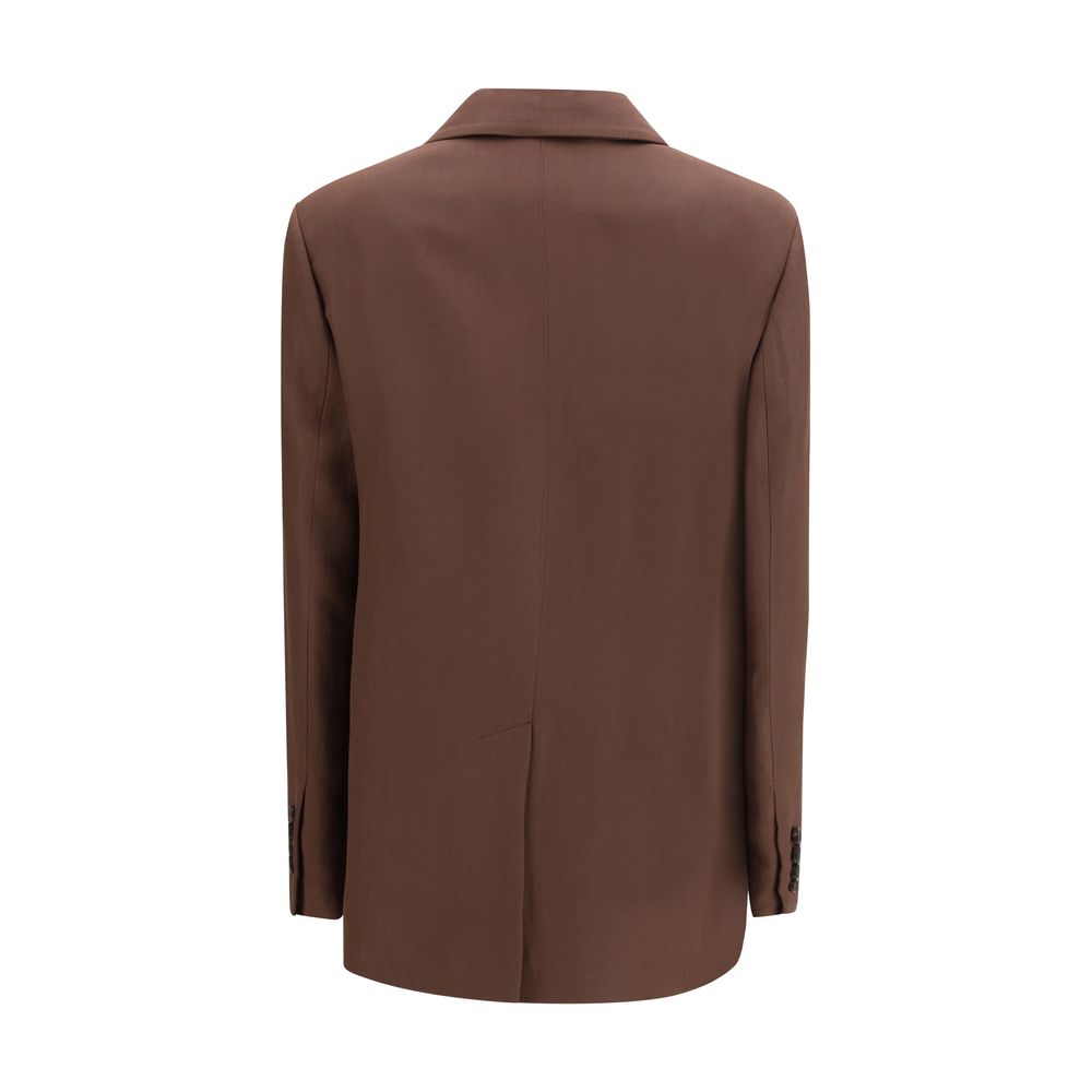 Brunello Cucinelli Brown Linen Blazer-2