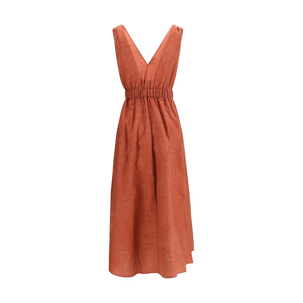 Brunello Cucinelli Multicolored Cotton Casual Dress-2