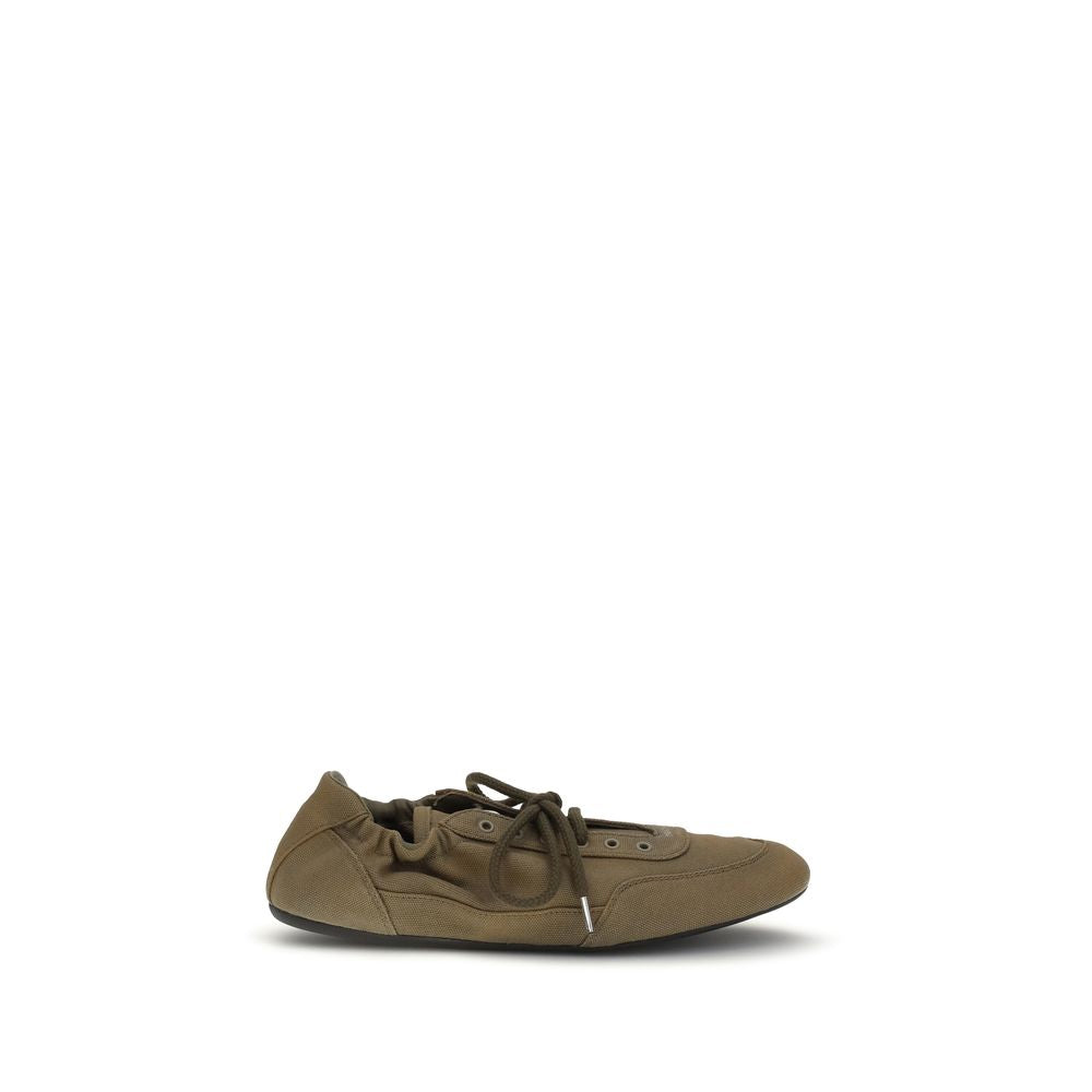 Prada athletic sneakers in two-tone cotton-1