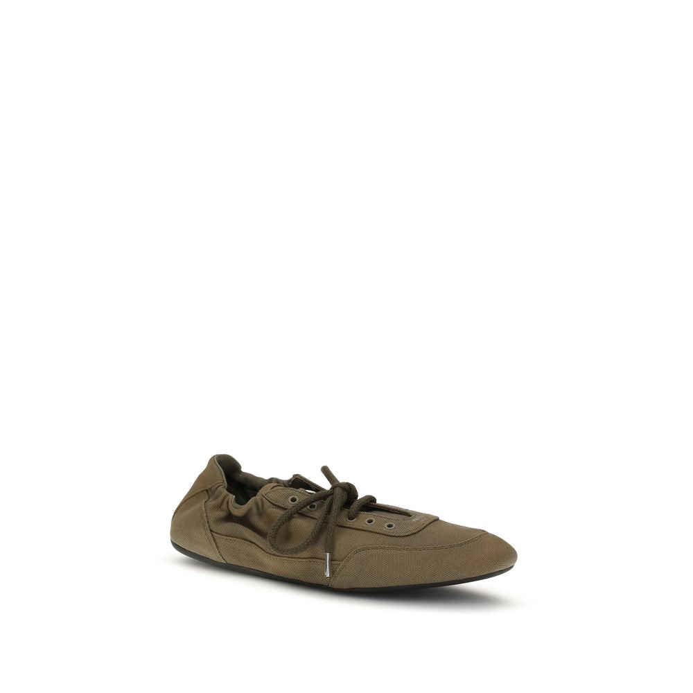 Prada athletic sneakers in two-tone cotton-2