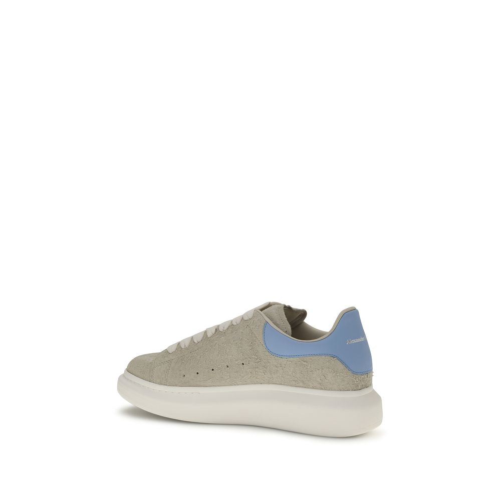 Alexander McQueen Beige Calf Leather Bos Taurus Chunky Sneakers-3
