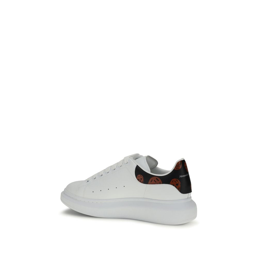 Alexander McQueen White Calfskin Bos Taurus Chunky Sneakers-3
