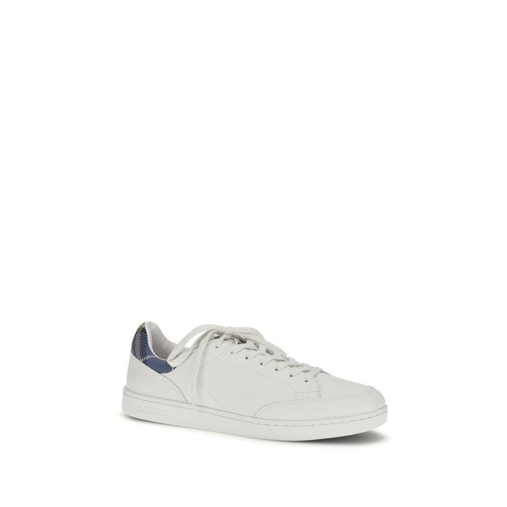 Burberry Weiße Low-Top-Sneaker aus Kalbsleder Bos Taurus-2
