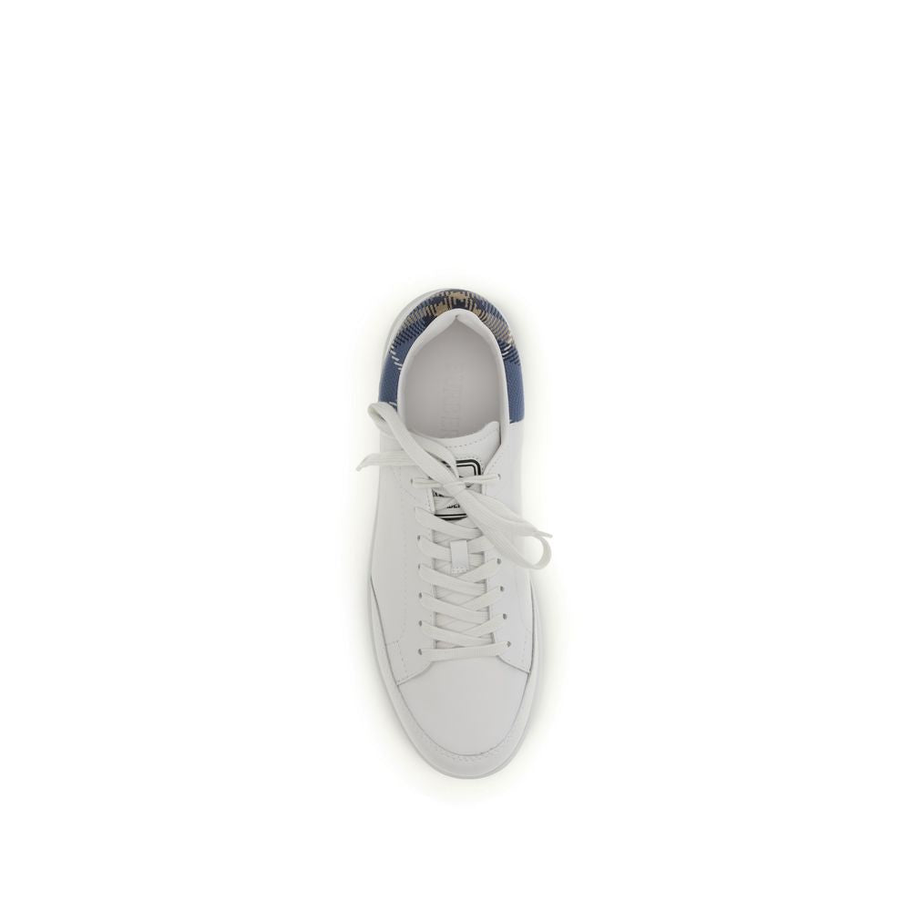 Burberry Weiße Low-Top-Sneaker aus Kalbsleder Bos Taurus-4