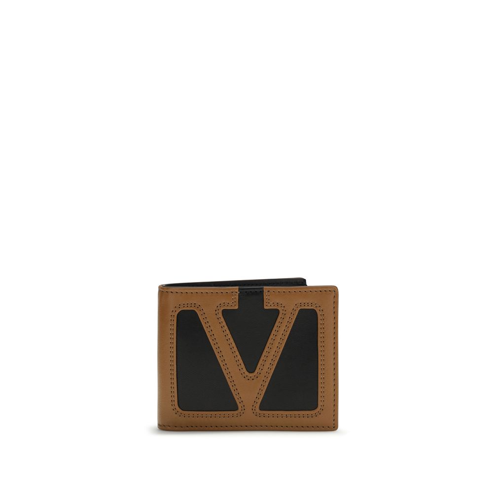 Valentino Garavani Black Calfskin Bos Taurus Wallet