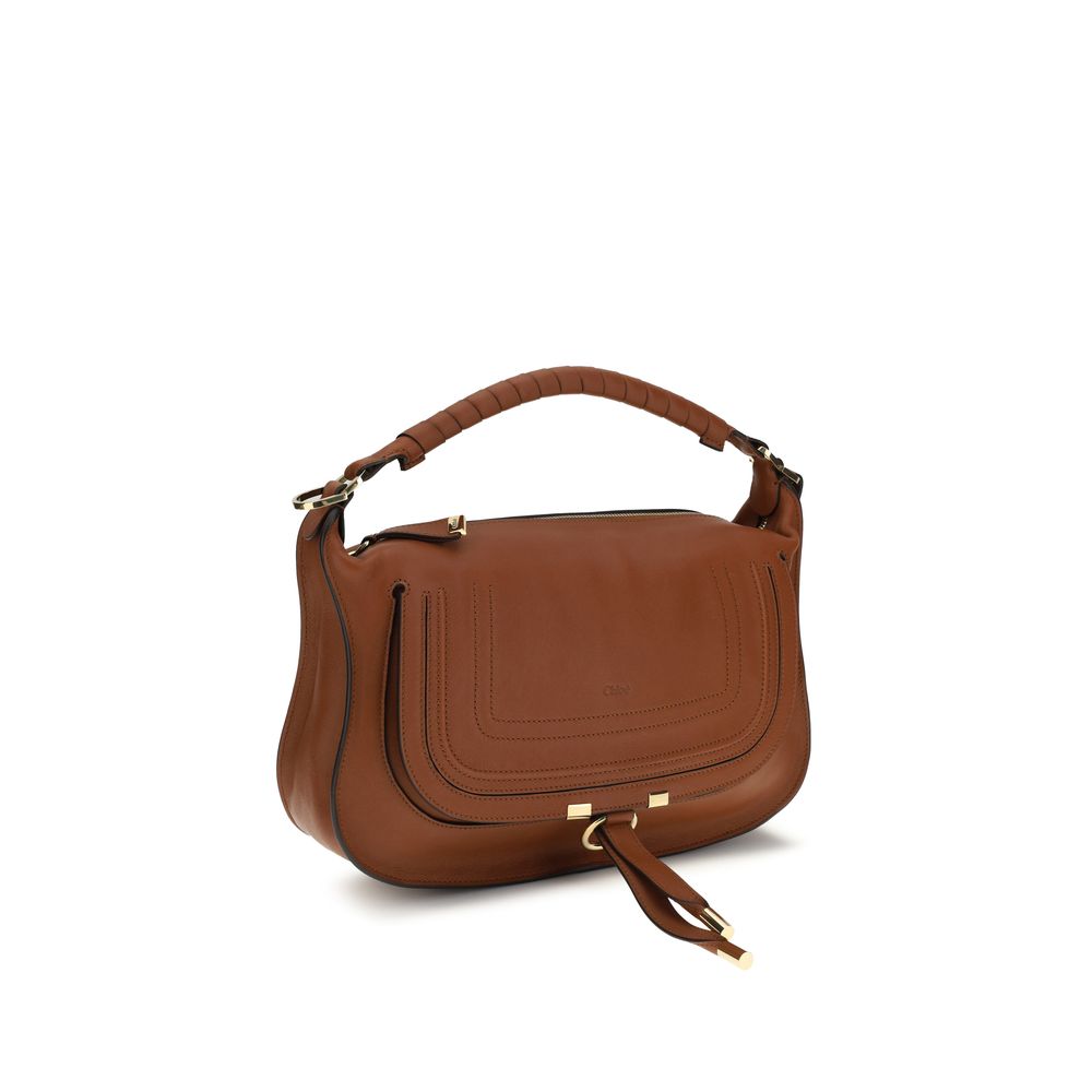 Chloé Braune Kalbsleder Bos Taurus Schultertasche-2